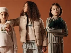 Name It oxford tan fløjls puffer vinterjakke